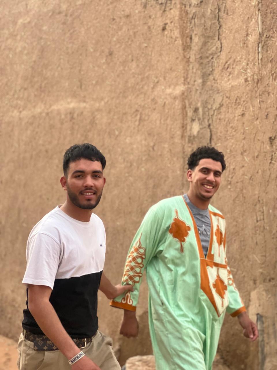 Walking through the kasbah