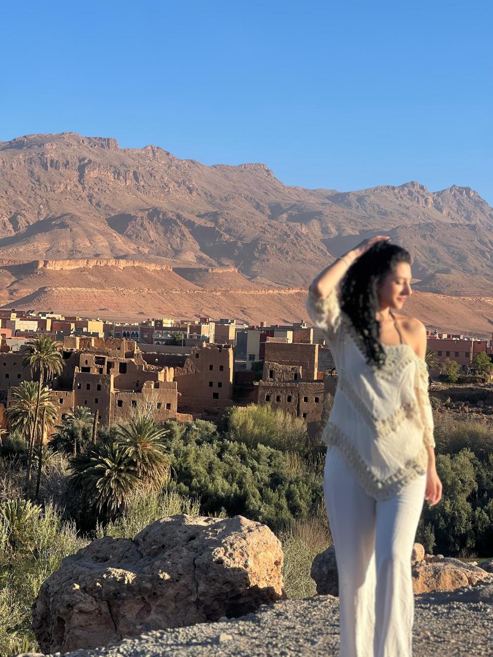Oasis views and mountain light