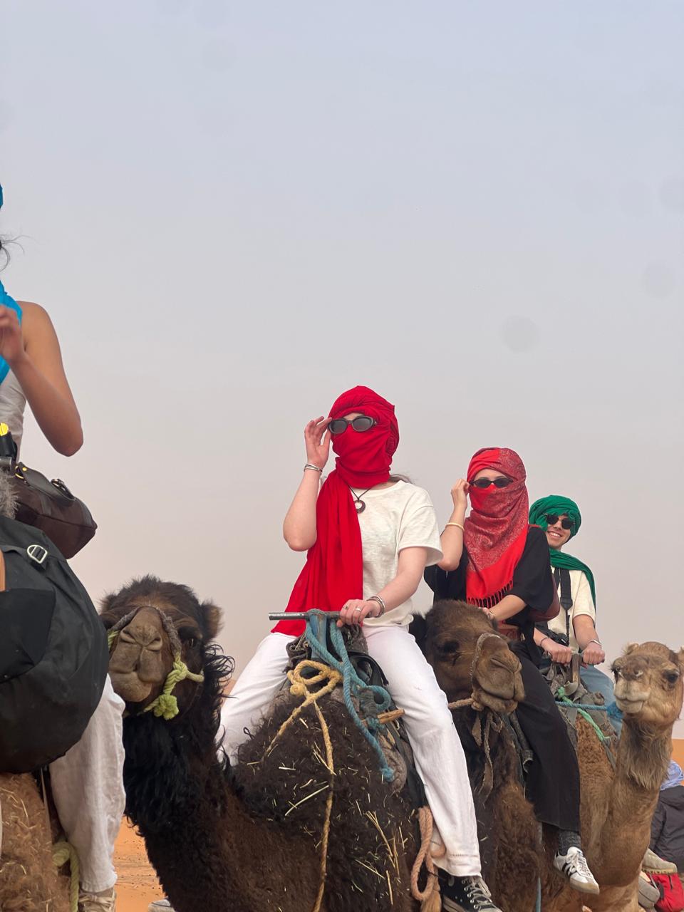 A traditional desert welcome