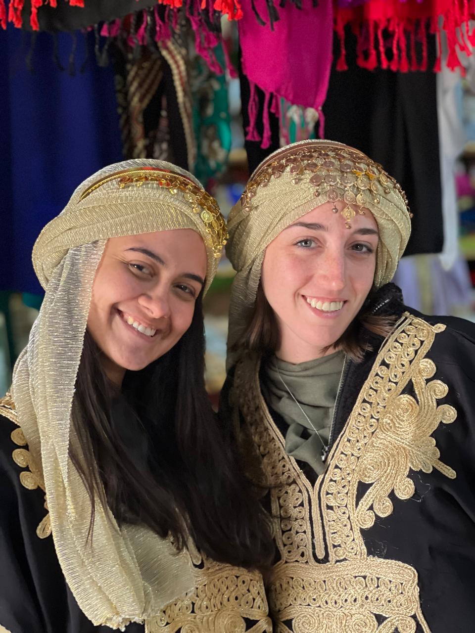 Moroccan dress and smiles